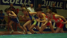 Tatjana Dietlmeier am linken Rand