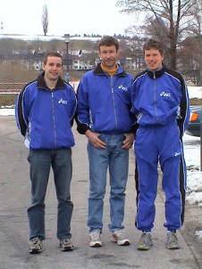 v.l. Alexander Kampf, Hans Hetzenecker und Christian Buhrow