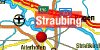 Stadtplan Straubing und Umgebung